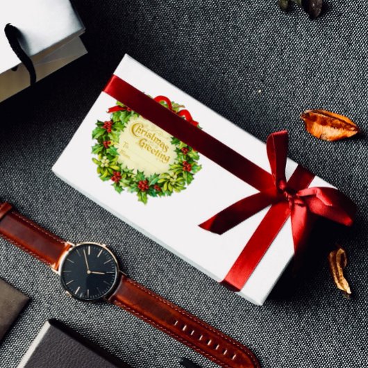 ヴィンテージクリスマスギフトラベル4私からあなたへのラベル シール