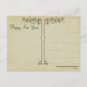 ヴィンテージクリスマスクランパスポストカード シーズンポストカード (裏面)