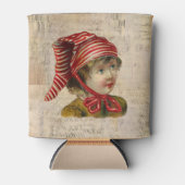 ヴィンテージクリスマスクーラーボックス 缶クーラー (正面)