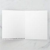 ヴィンテージクリスマスグリーツホリデー カード (内部)