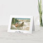 ヴィンテージクリスマスグリーティングカード シーズンカード (裏面)