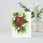 ヴィンテージクリスマスグリーティングポストカード シーズンポストカード (スタンド正面)