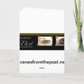 ヴィンテージクリスマスグリーティング シーズンカード (裏面)