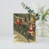 ヴィンテージクリスマスグリーティング シーズンポストカード (スタンド正面)