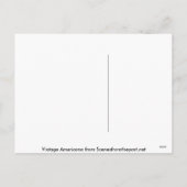 ヴィンテージクリスマスグリーティング シーズンポストカード (裏面)