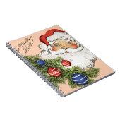 ヴィンテージクリスマスグリーティング! ホリデーシーズン ノートブック (右側)