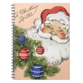 ヴィンテージクリスマスグリーティング! ホリデーシーズン ノートブック (正面)