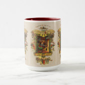 ヴィンテージクリスマスグリーティング マグカップ (中央)