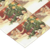 ヴィンテージクリスマスケルブ テーブルクロス (アングル)