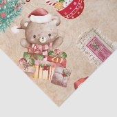 ヴィンテージクリスマスコラージュのデカップージ 薄葉紙 (詳細)