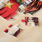 ヴィンテージクリスマスコラージュ ジグソーパズル (側面)