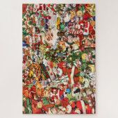 ヴィンテージクリスマスコラージュ ジグソーパズル (縦)