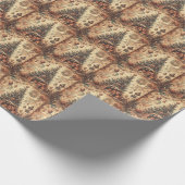 ヴィンテージクリスマスコラージラッピング紙 ラッピングペーパー (角)