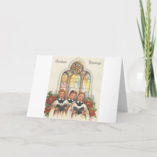 ヴィンテージクリスマスコワールボーイズ シーズンカード (正面)