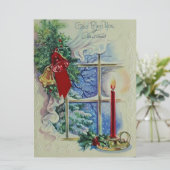 ヴィンテージクリスマスゴッドブレス シーズンカード (スタンド正面)