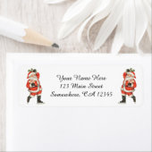 ヴィンテージクリスマスサビクトリアンンタクラウスアイススケーター ラベル (インサイチュ)