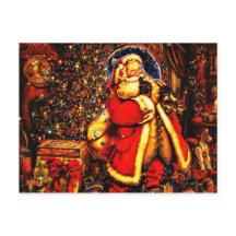 ヴィンテージクリスマスサビクトリアンンタクロース