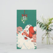 ヴィンテージクリスマスサンタアンダーミスタントー シーズンカード (スタンド正面)