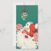 ヴィンテージクリスマスサンタアンダーミスタントー シーズンカード (正面)