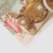 ヴィンテージクリスマスサンタインとプレゼント 薄葉紙 (詳細)