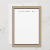 ヴィンテージクリスマスサンタエンジェルズ追加気持ち ノートカード (裏面)