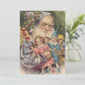 ヴィンテージクリスマスサンタクリーパー シーズンカード (スタンド正面)