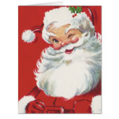 ヴィンテージクリスマスサンタクロースすてきとウィンキング (正面)