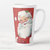 ヴィンテージクリスマスサンタクロースすてきとウィンキング カフェラテマグ (右)
