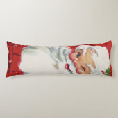 ヴィンテージクリスマスサンタクロースすてきとウィンキング ボディピロー (正面)