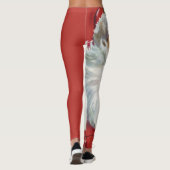 ヴィンテージクリスマスサンタクロースすてきとウィンキング レギンス (裏面)