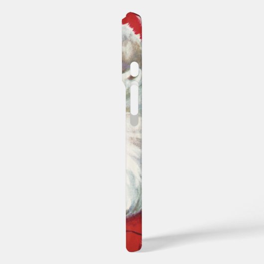 ヴィンテージクリスマスサンタクロースすてきとウィンキング Case-Mate iPhoneケース (裏面 / 左)