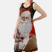 ヴィンテージクリスマスサンタクロースすてきパーソナライズ エプロン (インサイチュ)