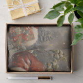 ヴィンテージクリスマスサンタクロースとギフト 薄葉紙 (ギフト)