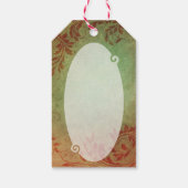 ヴィンテージクリスマスサンタクロースのギフトラベル ギフトタグ (裏面)