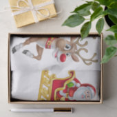 ヴィンテージクリスマスサンタクロースオンスリハイトインディア 薄葉紙 (ギフト)