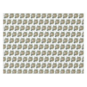 ヴィンテージクリスマスサンタクロースターキー テーブルクロス (正面(横))