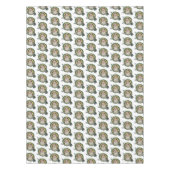 ヴィンテージクリスマスサンタクロースターキー テーブルクロス (正面)