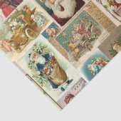 ヴィンテージクリスマスサンタクロースティッシュペーパーラップ 薄葉紙 (詳細)