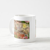 ヴィンテージクリスマスサンタクロースライ コーヒーマグカップ (正面左)