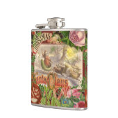 ヴィンテージクリスマスサンタクロースライ フラスク (左)