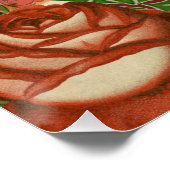 ヴィンテージクリスマスサンタクロースライ ポスター (コーナー)