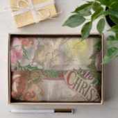 ヴィンテージクリスマスサンタクロースライ 薄葉紙 (ギフト)