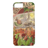 ヴィンテージクリスマスサンタクロースライ Case-Mate iPhoneケース (裏面)