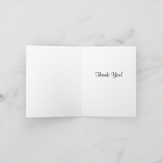 ヴィンテージクリスマスサンタクロースレトロありがとう カード (内部)