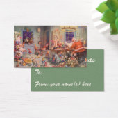 ヴィンテージクリスマスサンタクロース小人ワークショップ (デスク)