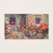 ヴィンテージクリスマスサンタクロース小人ワークショップ (正面)