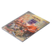 ヴィンテージクリスマスサンタクロース小人ワークショップ ノートブック (左側)