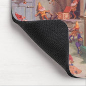 ヴィンテージクリスマスサンタクロース小人ワークショップ マウスパッド (コーナー)