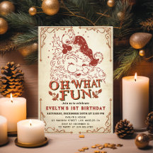 ヴィンテージクリスマスサンタクロース誕生日パーティー