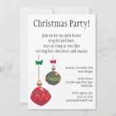 ヴィンテージクリスマスサンタクロース音楽招待状 招待状 (裏面)